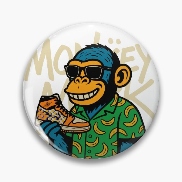 Item preview, MONKEY MARK – Sneaker Ape Mosaic Style designed and sold by DixTartare.