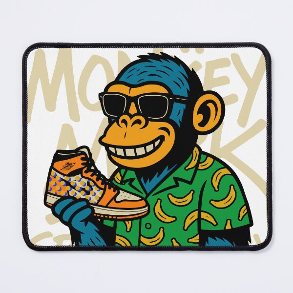 Item preview, MONKEY MARK – Sneaker Ape Mosaic Style designed and sold by DixTartare.