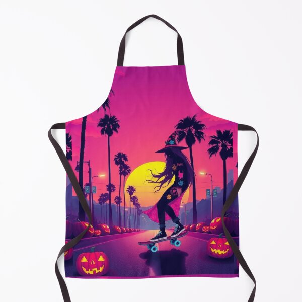 Item preview, Pastel Goth Witch Skateboarding Retro Halloween Sunset T-Shirt designed and sold by ArmaanArts.