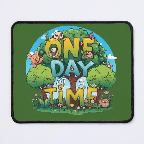 Item preview, One Day At A Time - Whimsical Animals designed and sold by ZenPaths.