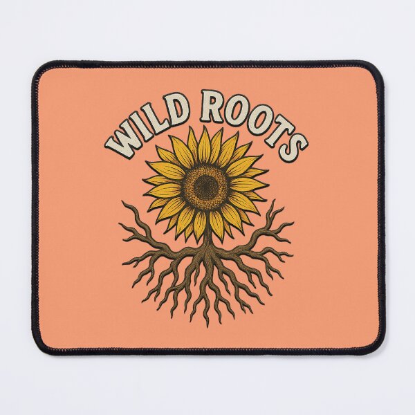 Item preview, Wild Roots Sunflower Vintage Botanical Graphic designed and sold by tronictees.