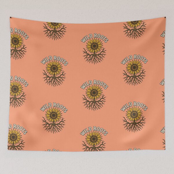 Item preview, Wild Roots Sunflower Vintage Botanical Graphic designed and sold by tronictees.