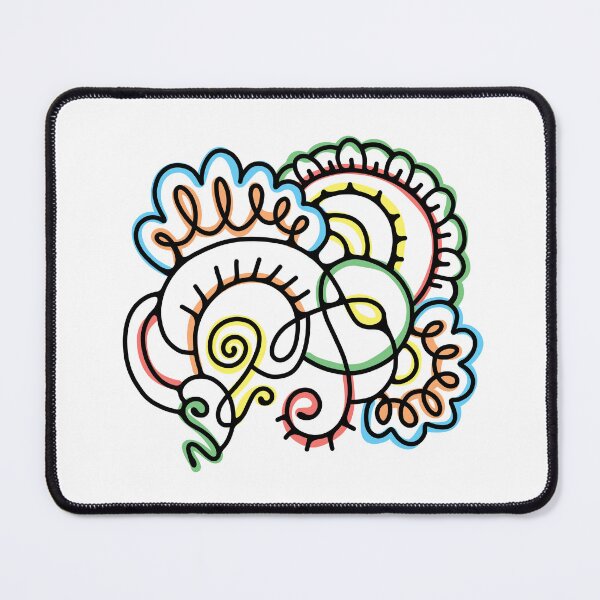 Item preview, Abstraction Doodle Composition bouquet designed and sold by alina-k-design.