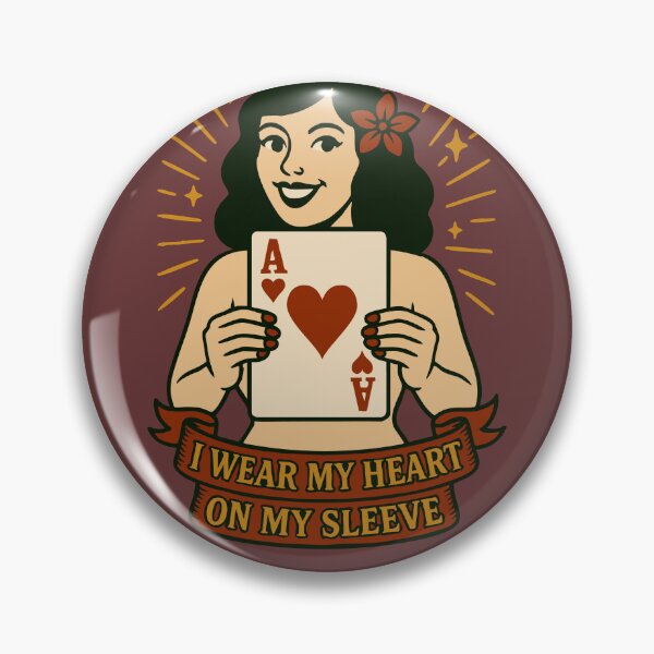 Item preview, I Wear My Heart On My Sleeve designed and sold by Cookies Rider Store.