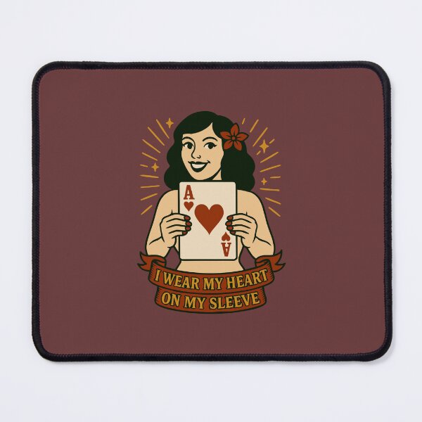 Item preview, I Wear My Heart On My Sleeve designed and sold by Cookies Rider Store.