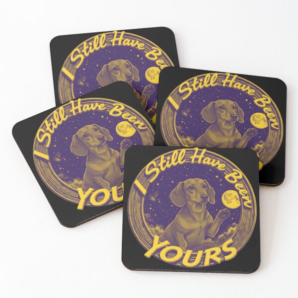 Item preview, Dachshund Under Moonlight With Loving Quote designed and sold by e-camelleone.