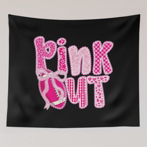 Item preview, Pink Out Football - Breast Cancer Awareness designed and sold by ElcapitanoShop.
