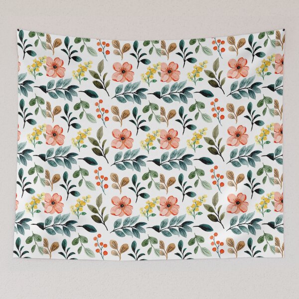 Item preview, Garden Vibes Autumn Leaves, Fall Theme Pattern designed and sold by Mozaic Clothes.