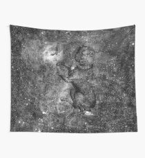When The Stars Are Right - The Seagull Nebula In Canis Major (b&w version) Wall Tapestry