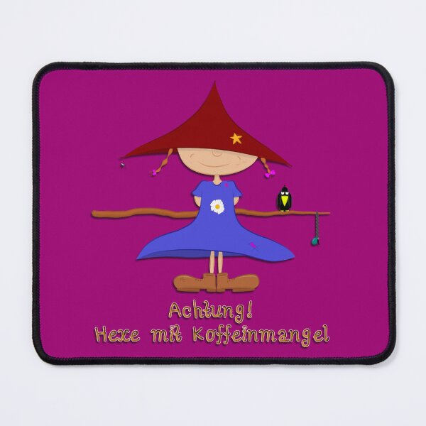 Item preview, Attention! Witch with caffeine deficiency designed and sold by KD das Lama.