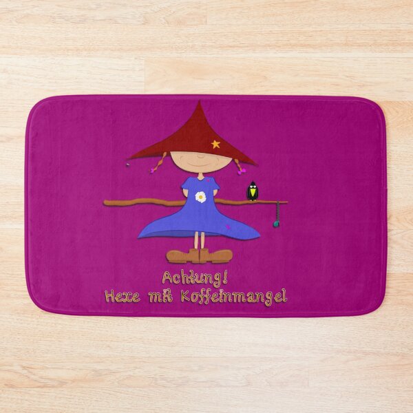 Item preview, Attention! Witch with caffeine deficiency designed and sold by KD das Lama.