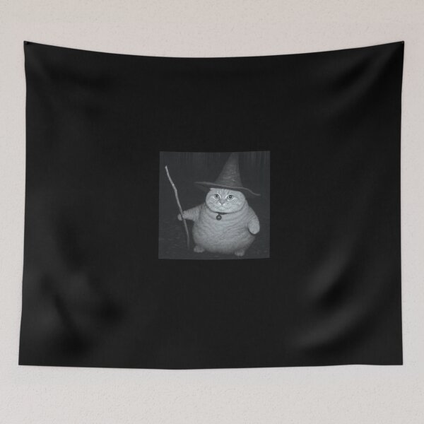 Item preview, Funny Fat Wizard Cat designed and sold by misslouve23.