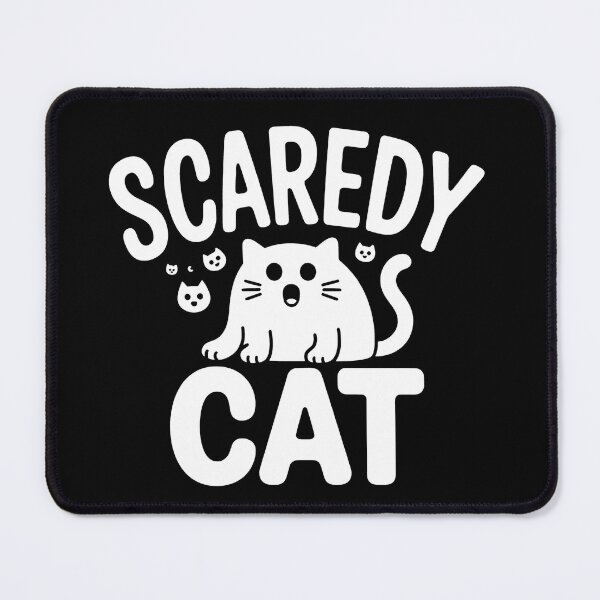 Item preview, Scaredy Cat Funny Halloween designed and sold by sandrahofer-art.