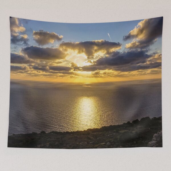 Item preview, Malta Sunset Over The Mediterranean Sea Summer Holiday designed and sold by eclecTEEq.