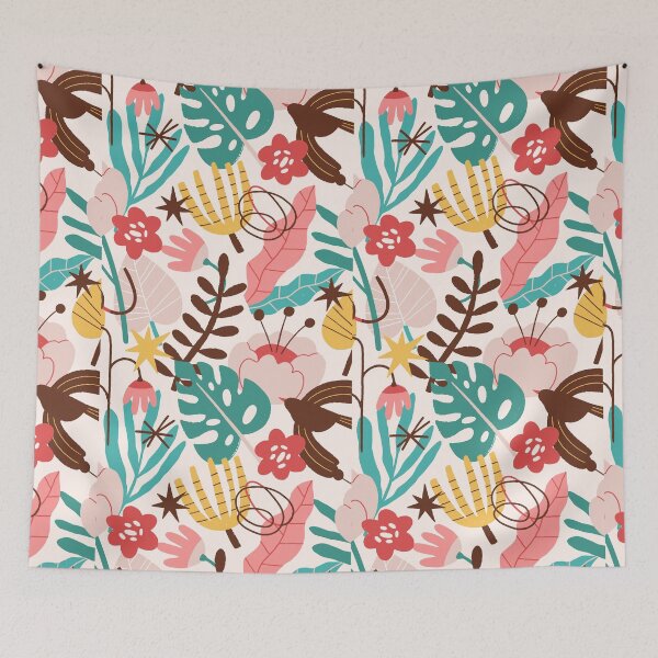 Item preview, Boho Art Autumn Leaves, Fall Theme Pattern designed and sold by Mozaic Clothes.
