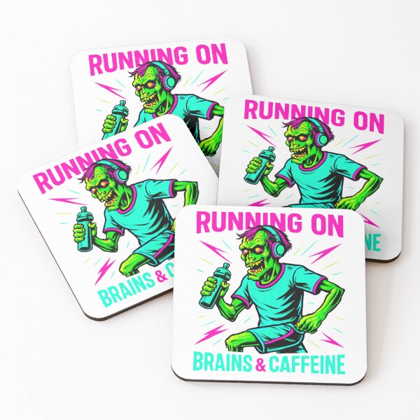 Item preview, Zombies need brains and caffeine designed and sold by Phanteom.