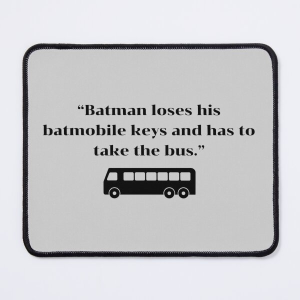 Item preview, “The Dark Knight Commutes” designed and sold by nighttime1990.