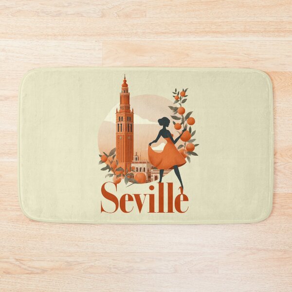 Item preview, Seville Spain – Giralda, Flamenco & Orange Design designed and sold by Meiersbeste.
