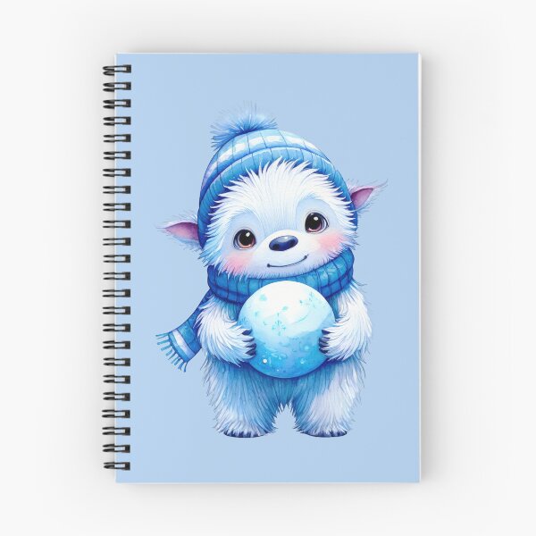 Item preview, Cute Baby Yeti | Winter Cryptid Collectible Art designed and sold by Ombrya.