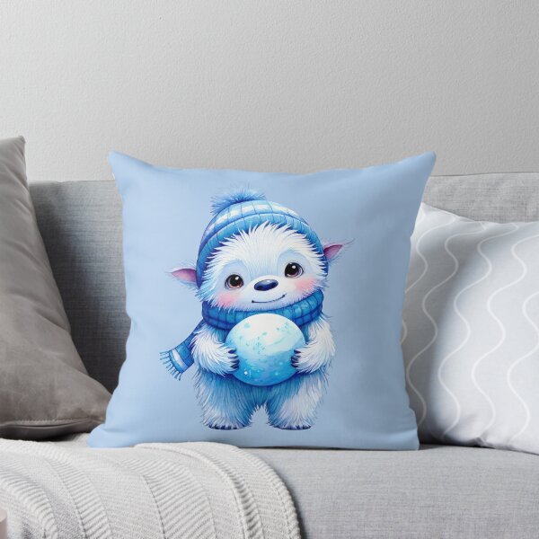 Item preview, Cute Baby Yeti | Winter Cryptid Collectible Art designed and sold by Ombrya.