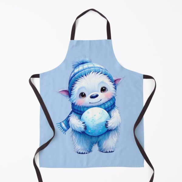 Item preview, Cute Baby Yeti | Winter Cryptid Collectible Art designed and sold by Ombrya.