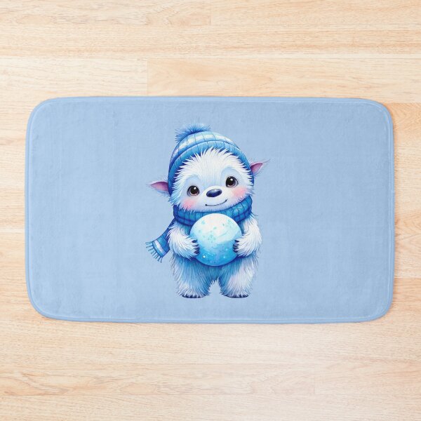 Item preview, Cute Baby Yeti | Winter Cryptid Collectible Art designed and sold by Ombrya.