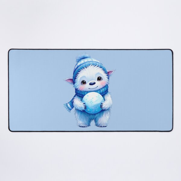 Item preview, Cute Baby Yeti | Winter Cryptid Collectible Art designed and sold by Ombrya.