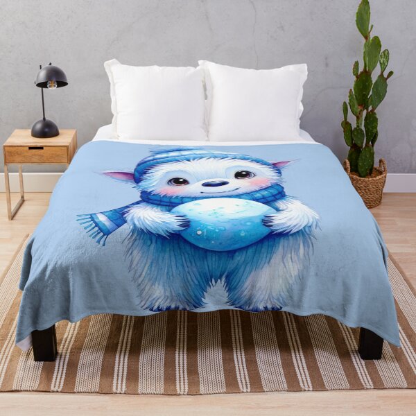 Item preview, Cute Baby Yeti | Winter Cryptid Collectible Art designed and sold by Ombrya.