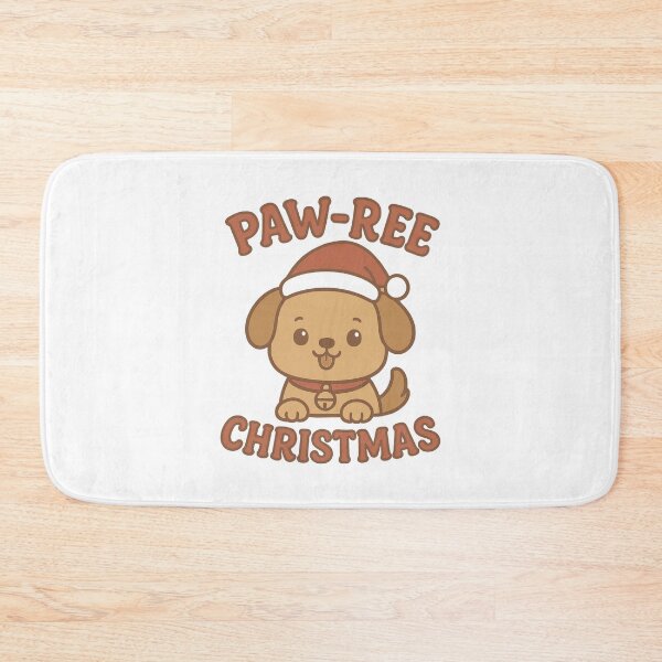 Item preview, Paw-ree Christmas Dog T-Shirt - Cute Holiday Puppy Design designed and sold by DavidTeeStudio.