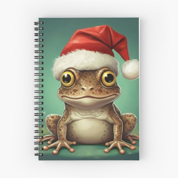 Item preview, The Fen-Whisperer | Whimsical Christmas Frog Art designed and sold by Englandbear.