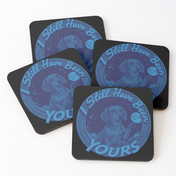 Item preview, Dachshund Under Moonlight With Loving Quote designed and sold by e-camelleone.