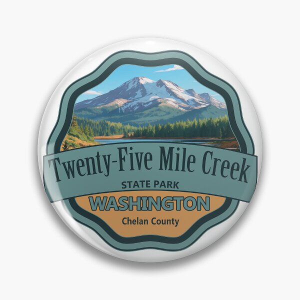 Item preview, Twenty-Five Mile Creek State Park, Chelan County, Washington designed and sold by Wanderful-roads.