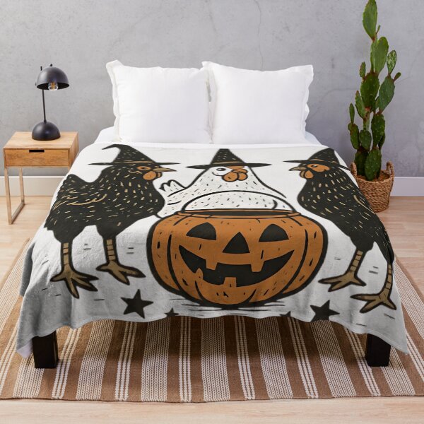 Item preview, Funny Chicken Witch Halloween Shirt – Farmhouse Spooky Pumpkin Tee designed and sold by Piwemal.