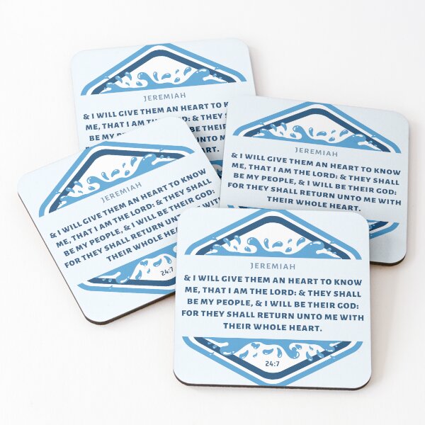 Item preview, Jeremiah 24:7 designed and sold by Undonemadenew.