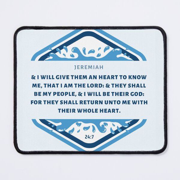 Item preview, Jeremiah 24:7 designed and sold by Undonemadenew.