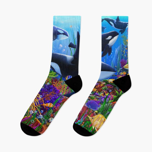 Item preview, Amazing Ocean Orca's designed and sold by GeraldNewtonArt.