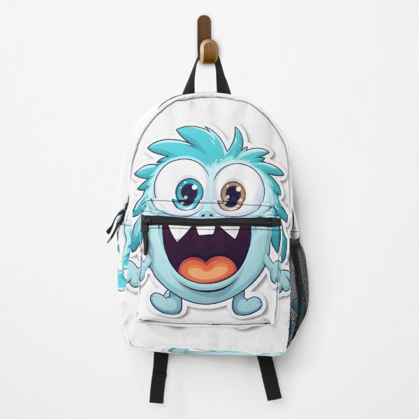 Item preview, Cute Little Blue Monster Cartoon Art designed and sold by Happyfreedom.