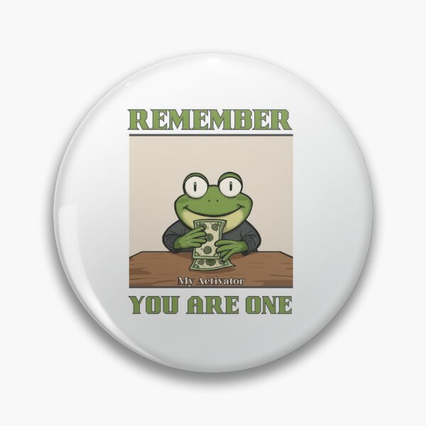 Item preview, Funny Motivational Frog Meme – Money Activator designed and sold by Memetrending.