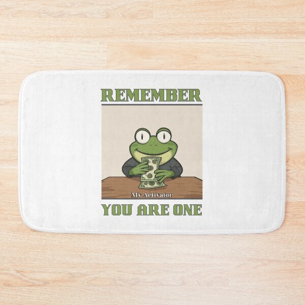 Item preview, Funny Motivational Frog Meme – Money Activator designed and sold by Memetrending.