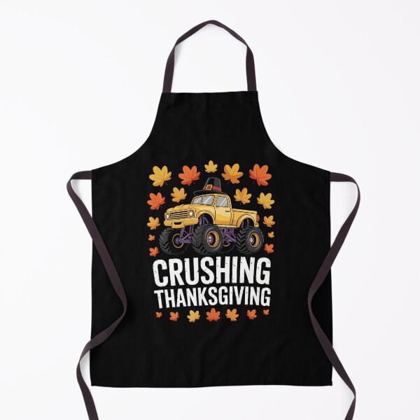 Item preview, Crushing Thanksgiving Monster Truck Fall designed and sold by WalshDrawnLaugh.