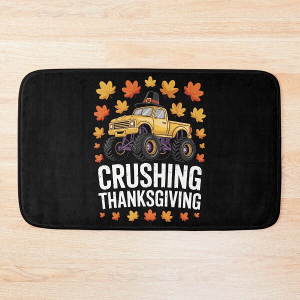 Item preview, Crushing Thanksgiving Monster Truck Fall designed and sold by WalshDrawnLaugh.