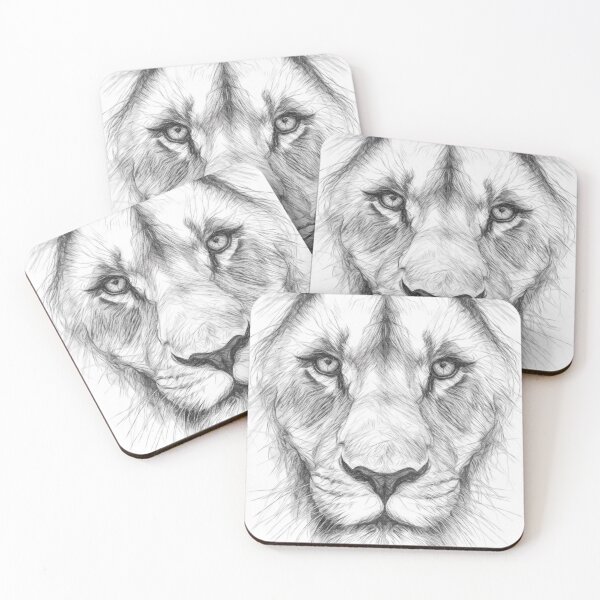 Item preview, Lion Pencil Sketch designed and sold by Leon Woods Pencil Art.