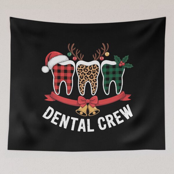 Artikelvorschau, Dental Zahnarzt Weihnachten Xmas entworfen und verkauft von WalshDrawnLaugh.