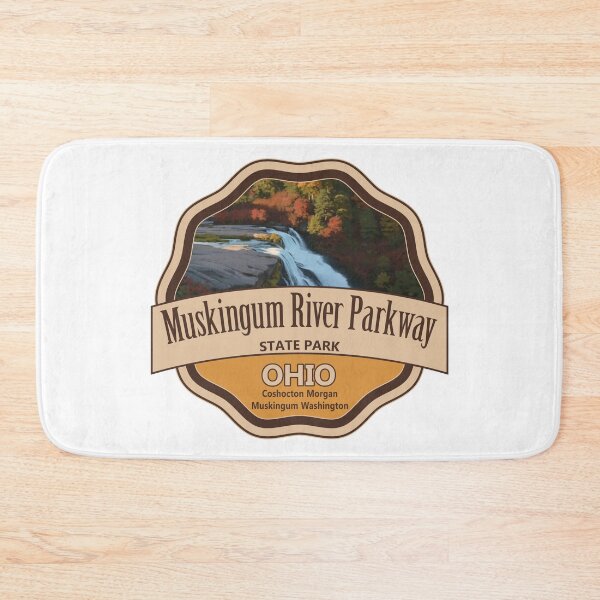 Item preview, Muskingum River Parkway, Coshocton, Morgan, Muskingum, Washington, Ohio designed and sold by Wanderful-roads.