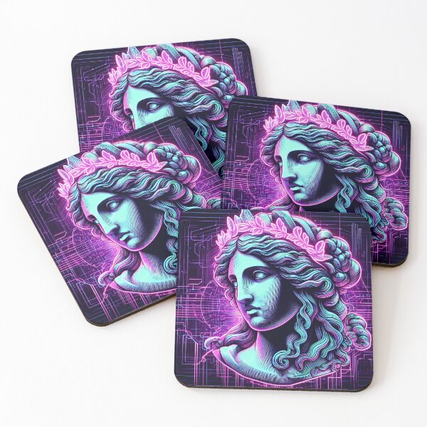 Item preview, 070 - Cyberpunk Greek Aphrodite designed and sold by GoLayout.