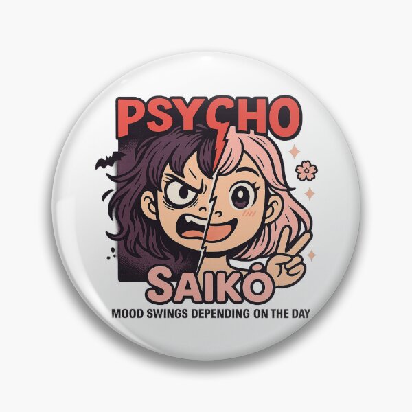 Artikelvorschau, Psycho Vs Saikō Japanisches Wortspiel entworfen und verkauft von Smart-Lizard.