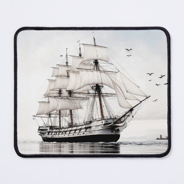 Item preview, 1779 USS Constitution Old Ironsides Illustration designed and sold by ShadeScapeArt.