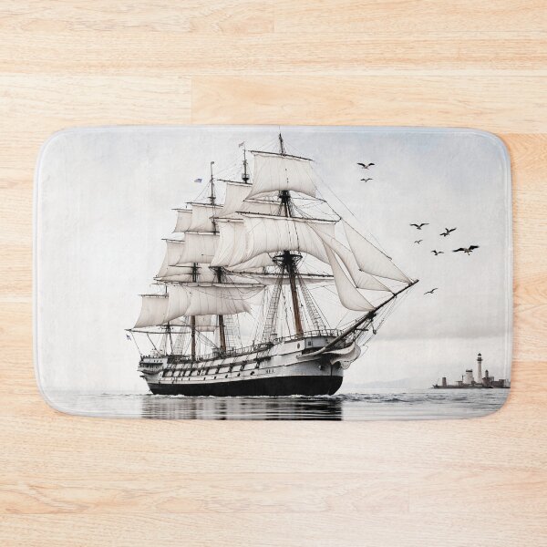 Item preview, 1779 USS Constitution Old Ironsides Illustration designed and sold by ShadeScapeArt.