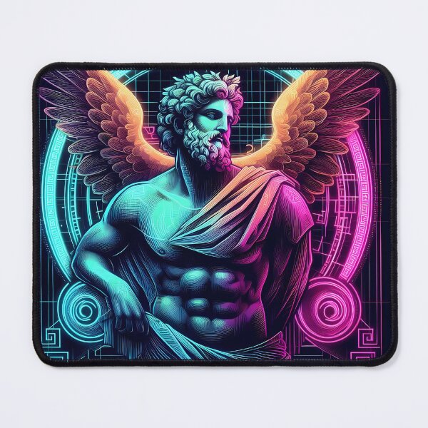 Item preview, 071 - Cyberpunk Greek Appollon designed and sold by GoLayout.