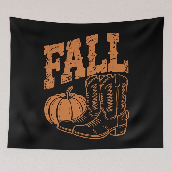 Item preview, Fall Pumpkin Cowboy Western Thanksgiving Autumn designed and sold by WalshDrawnLaugh.